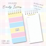 Bloquinho Controle Diário - Candy Lovers - Listradinho
