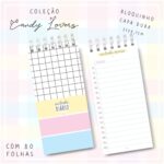 Bloquinho Controle Diário - Candy Lovers - Quadriculado