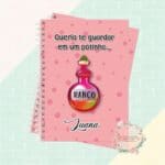 Caderno A5 - Queria te guardar em um potinho...