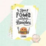 Caderno A5 - Signo de Fome... com ascendente em lanches