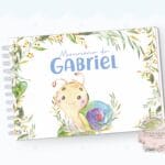 Livro de Mesversário - Caracol Baby Boy - Coleção 2.2