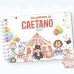 Livro de Mesversário - Circo Menino - Coleção 2.2