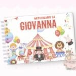 Livro de Mesversário - Circo Menina - Coleção 2.2