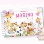 Livro de Mesversário - Festa na Floresta Rosa - Coleção 2.2