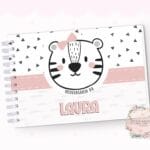 Livro de Mesversário - Tigresa Escandinavo Rosa - Coleção 2.2