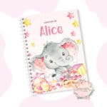 Caderneta de Saúde - Elefantinha Baby Rosa - Coleção 2.2