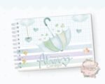 Caderno de Mensagens - Chuva de Amor Verde - Coleção 2022