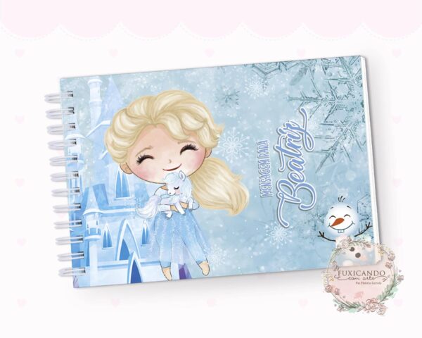 Caderno de Mensagens - Elsa - Princesa 04 - Coleção 2022 - Imagem 1
