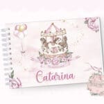 Caderno de Mensagens - Carrossel Encantado Rosa - Coleção 2.2