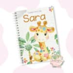 Caderneta de Saúde - Girafa Baby Arco Íris - Menina - Coleção 2.2