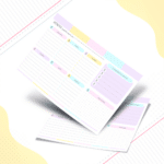 Bloco Planner Semanal - Lilás