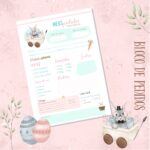 Bloco Pedidos de Páscoa - Tamanho A5 - Com cola destacável - Sem capa