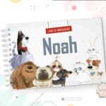 Caderno de Mensagens - Pets - Menino - Coleção 2.3