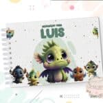 Caderno de Mensagens - Dragões Baby - Coleção 2.3