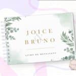 Caderno de Mensagens - Casamento - Capa 02