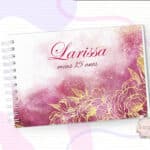 Caderno de Mensagens - Aniversário - Capa 02