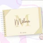 Caderno de Mensagens - Aniversário - Neutro Bege