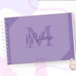 Caderno de Mensagens - Aniversário - Neutro Lilás