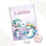 Caderneta de Saúde - Golfinho Menina - Coleção 2.4