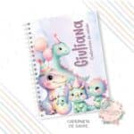 Caderneta de Saúde - Dino Party - Menina - Coleção 2.4