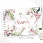 Caderno de Mensagens - Floral Elegante - Coleção 2.4