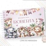 Caderno de Mensagens - Safari Clean Menina - Coleção 2.4