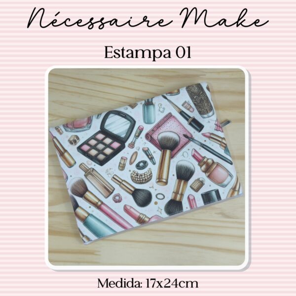 Nécessaire Make - Personalizada - Estampa 01 - Imagem 2
