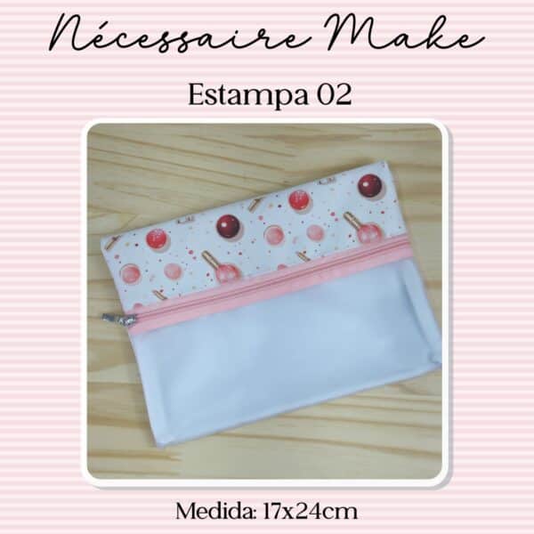 Nécessaire Make - Personalizada - Estampa 02 - Imagem 1