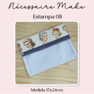 Nécessaire Make - Personalizada - Estampa 08
