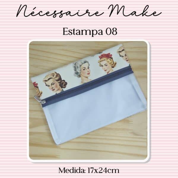 Nécessaire Make - Personalizada - Estampa 08 - Imagem 1