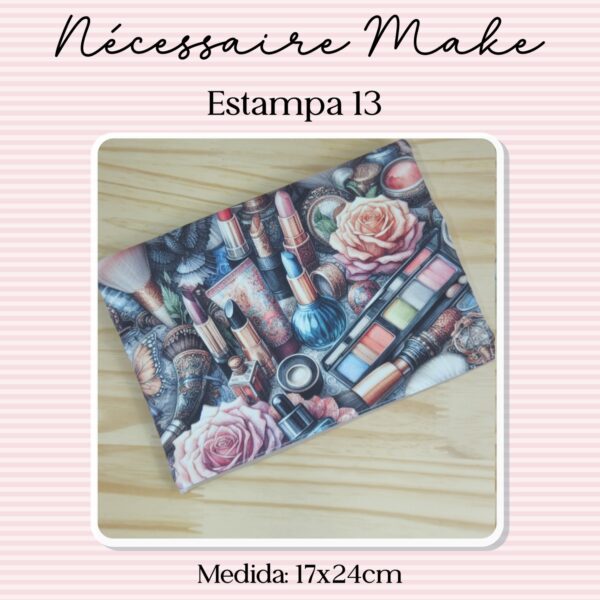 Nécessaire Make - Personalizada - Estampa 13 - Imagem 2