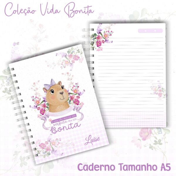 Caderno A5 - Coleção Vida Bonita - Capa 02 - Imagem 1