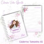 Caderno A5 - Coleção Vida Bonita - Capa 03