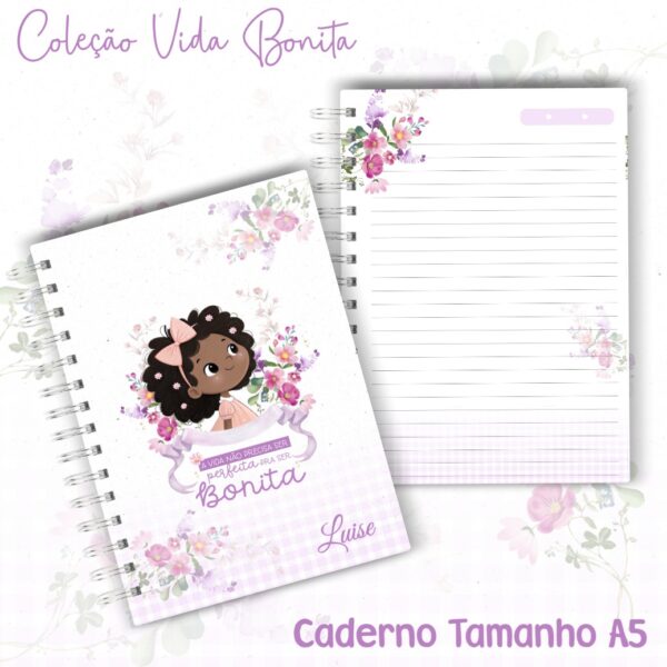 Caderno A5 - Coleção Vida Bonita - Capa 05 - Imagem 1