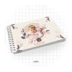 Caderno de Mensagens - Com foto menina