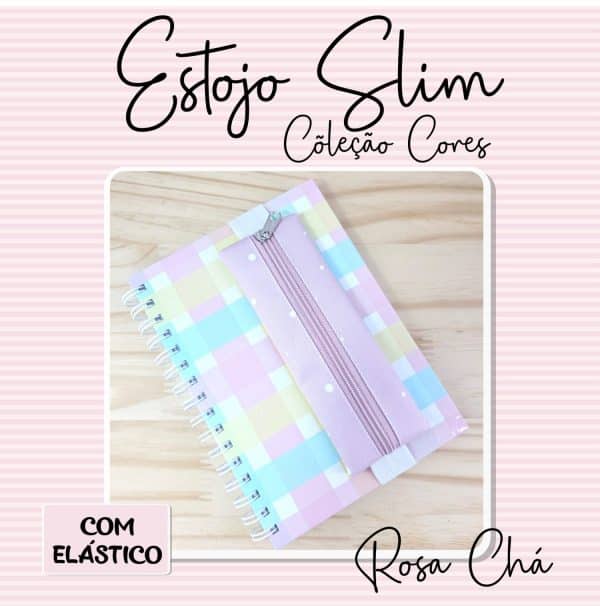 Estojo Slim com elástico - Coleção Cores - Imagem 10