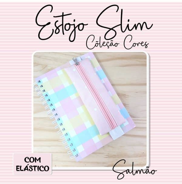 Estojo Slim com elástico - Coleção Cores - Imagem 11