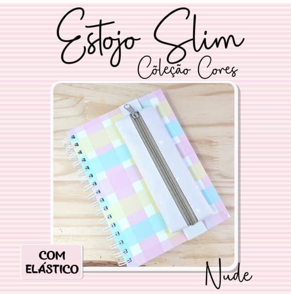 Estojo Slim com elástico - Coleção Cores - Imagem 8