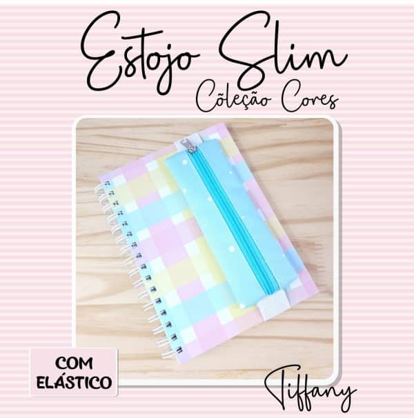 Estojo Slim com elástico - Coleção Cores - Imagem 12