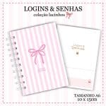 Caderninho de Logins e Senhas - Coleção Lacinhos - Capa 04