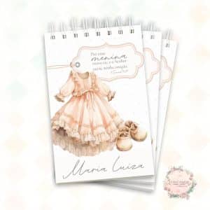 Mini Bloquinho - Doce Infância Menina - Coleção 2025