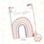 Caderno - Arco Íris Aquarela Boho - Coleção 2025