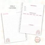 Caderno - Arco Íris Aquarela Boho - Coleção 2025 - Imagem 2