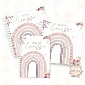 Combo Premium - Arco Íris Aquarela Boho - Coleção 2025