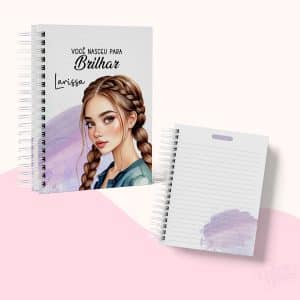 Caderno A5 - Coleção Mulheres - Capa 08