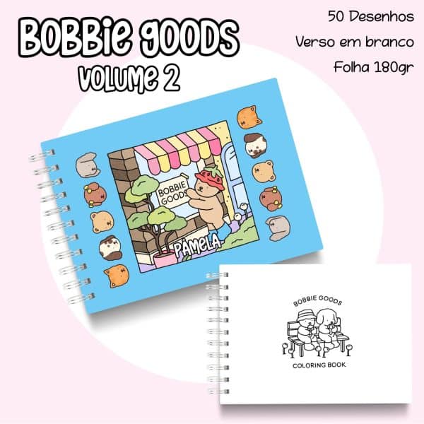 KIT Bag + 3 Livros de colorir Bobbie Goods - PRONTA ENTREGA - Imagem 5
