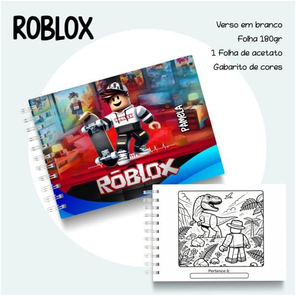 Livro de Colorir Roblox - Imagem 1
