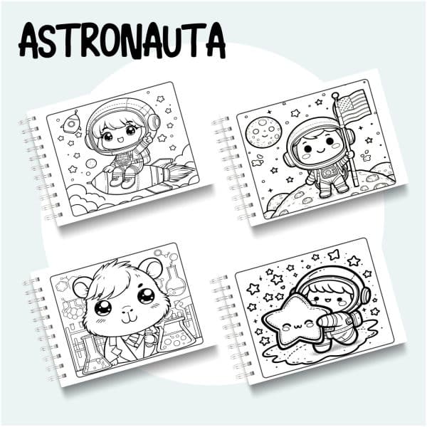 Livro de Colorir Astronauta - Imagem 2