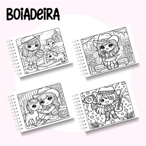 Livro de Colorir Boiadeira - Imagem 3