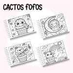 Livro de Colorir Cactos Fofos - Imagem 2